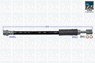 Brzdová hadice FAI AutoParts FPBH215