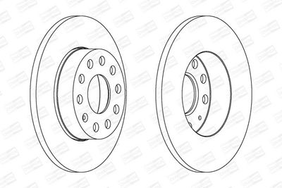 BREMSSCHEIBE CHAMPION 562238CH 1