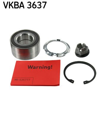 Комплект подшипника ступицы колеса SKF VKBA 3637 для NISSAN NOTE