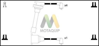 Комплект проводов зажигания MOTAQUIP LDRL1292 для HONDA PRELUDE
