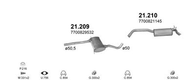 Układ wydechowy POLMO POLMO00850