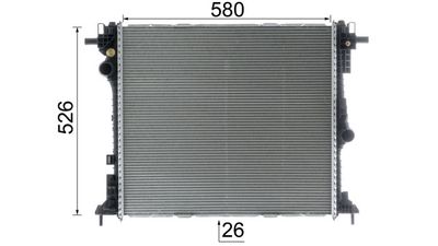 RADIATOR RACIRE MOTOR MAHLE CR2599000P 10