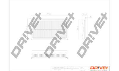Воздушный фильтр Dr!ve+ DP1110.10.0322 для FIAT PANDA