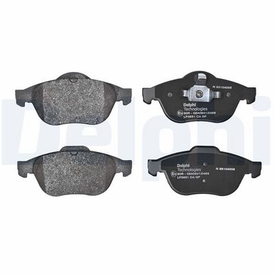 Remblokken set Voor , past: RENAULT ESPACE IV, LAGUNA II, VEL SATIS 1.9D-3.5 03.01-12.15