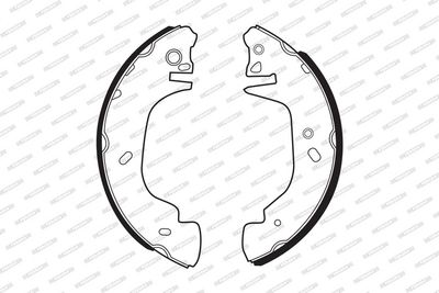 SET SABOTI FRANA FERODO FSB542 1