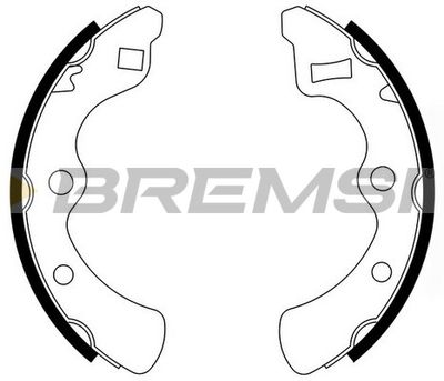 Комплект тормозных колодок BREMSI GF0704 для TRIUMPH ACCLAIM