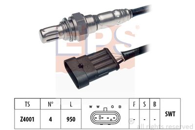 EPS 1.997.020 Лямбда-зонд  для LANCIA KAPPA купе (838_) 2.0 20V Turbo (838CM)
