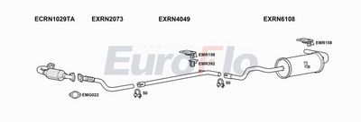 Układ wydechowy EUROFLO RNMEG15D1001