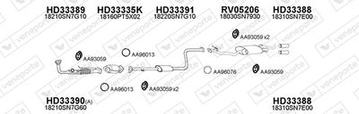 ABGASANLAGE VENEPORTE 330054