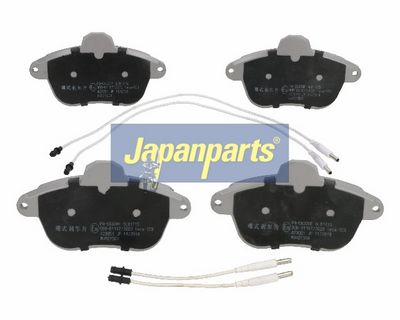 JAPANPARTS Stabdžių trinkelių rinkinys, diskinis stabdys