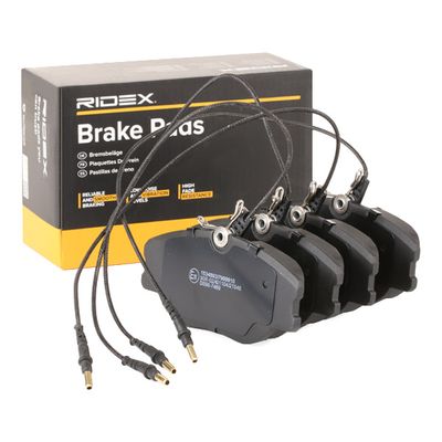комплект спирачно феродо, дискови спирачки RIDEX 402B0175