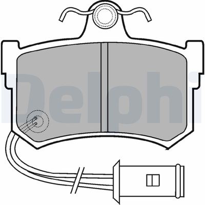 Brake Pad Set, disc brake LP434