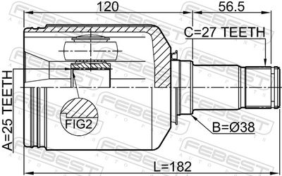 Joint Kit, drive shaft 1611-169CVTLH