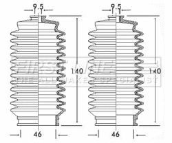 Bellow Kit, steering FIRST LINE FSG3193