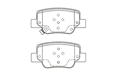 Kavo Parts Комплект тормозных колодок, дисковый тормоз