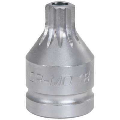 KS Tools Silový nástrčný ořech s bitem s otvorem 3/4", mnohozub, krátký, M18 515.0013