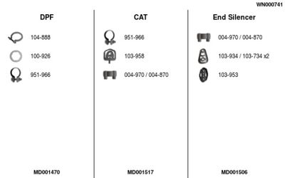 Układ wydechowy FA1 WN000741