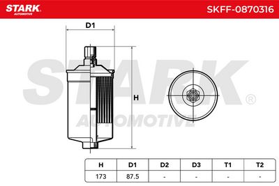 горивен филтър STARK SKFF-0870316