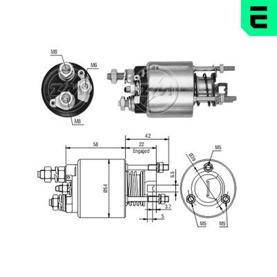 магнитен превключвател, стартер ERA ZM2595