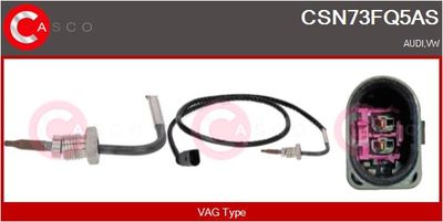 SENZOR TEMPERATURA GAZE EVACUARE