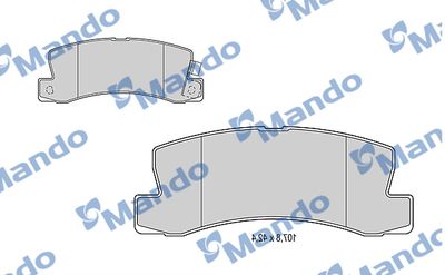 Комплект тормозных колодок, дисковый тормоз MANDO MBF015848 для TOYOTA SCEPTER
