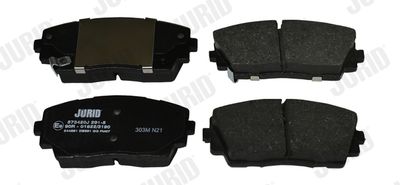BREMSBELAGSATZ SCHEIBENBREMSE JURID 573420J 2