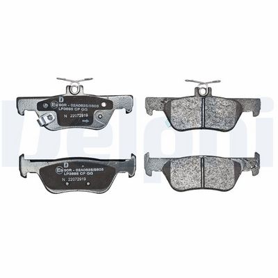 Brake Pad Set, disc brake LP3695