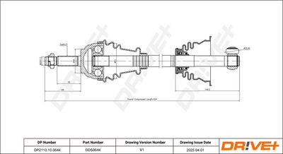 ANTRIEBSWELLE DR!VE+ DP2110100644