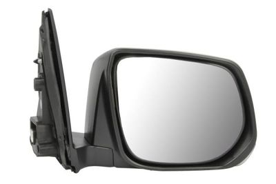 Zijspiegel Rechts (elektrisch, in reliëf, under-coated, met indicator) past: ISUZU D-MAX II RT 06.12-12.19