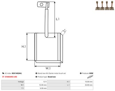 PERIE ELECTROMOTOR AS-PL BSX140IKA 1