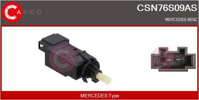 COMUTATOR LUMINI FRANA CASCO CSN76S09AS