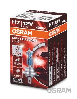 ams-OSRAM Gloeilamp, bochtenlicht NIGHT BREAKER® LASER next generation (64210NL)
