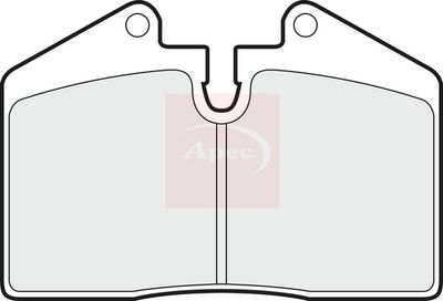 APEC Brake Pad Set, disc brake PAD660