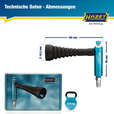 HAZET Pištoľ na stlačený vzduch 9040T-1