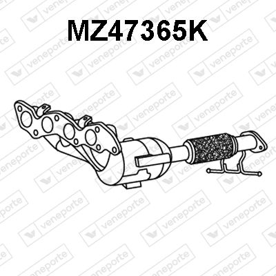 VENEPORTE MZ47365K Катализатор  для MAZDA 5 (Мазда 5)