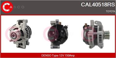 CASCO CAL40518RS Генератор для TOYOTA RAV 4 IV (_A4_) 2.0 D (ALA40_)