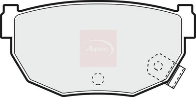 APEC Brake Pad Set, disc brake PAD965