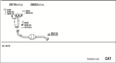 ABGASANLAGE WALKER TOK031142