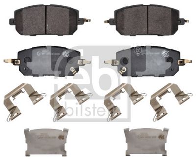 комплект спирачно феродо, дискови спирачки FEBI BILSTEIN 1003647