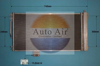 Condenser, air conditioning Auto Air Gloucester 16-1211