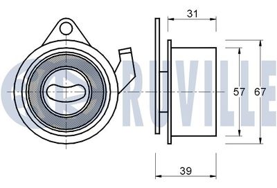 ROLA INTINZATOR CUREA DISTRIBUTIE RUVILLE 541212 1