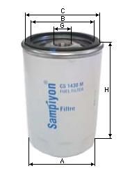 CS 1430 MR SAMPIYON FILTER Топливный фильтр