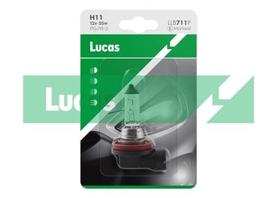 LUCAS Gloeilamp, bochtenlicht Lucas (LLB711P)