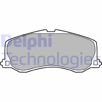 Комплект тормозных колодок, дисковый тормоз DELPHI LP945 для SUZUKI SWIFT