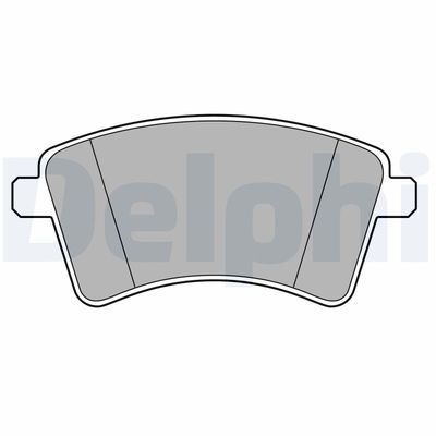 Brake Pad Set, disc brake LP3715