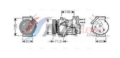KOMPRESSOR KLIMAANLAGE AVA Clever Choice RTAK393