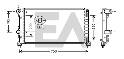 EACLIMA 31R25107 Крышка радиатора  для FIAT DOBLO (Фиат Добло)