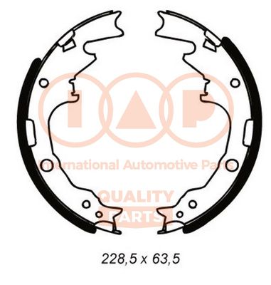 Комплект тормозных колодок IAP QUALITY PARTS 705-10042 для JEEP CHEROKEE