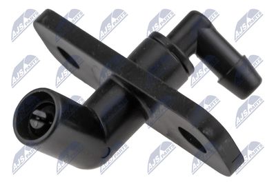 Plovimo skysčio purkštukas, priekinis langas