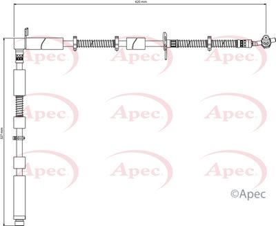 Brake Hose APEC HOS4174